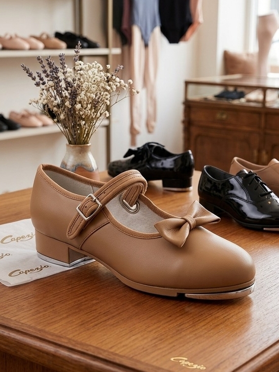 Capezio Other - Girls Leather Tap Shoes